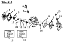 Page A Diagram and Parts List for LT17  Weed Eater Trimmer